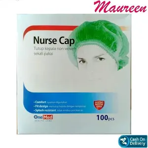 Nurse Cap Topi Perawat Penutup Kepala Onemed Buat Gojeg box isi 100pcs