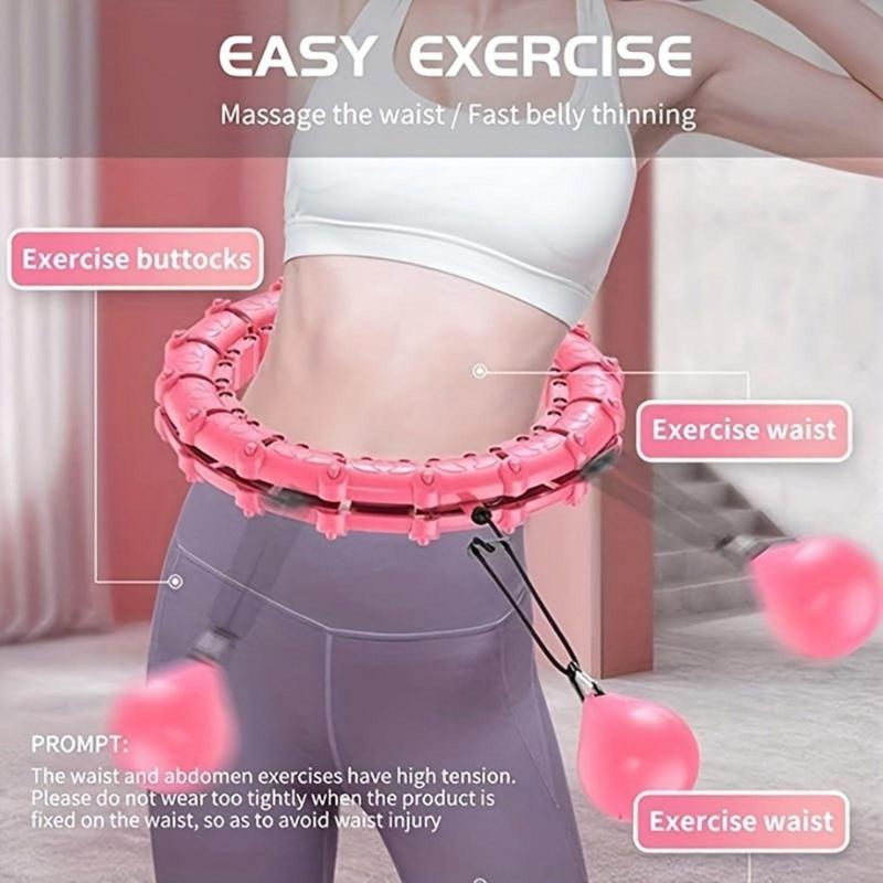 2 in 1 Fitness Hoop for Gymnastics, Smart Fitness Hoop for Adults, Fitness Massage Workout Equipment, Exercise Equipment 4