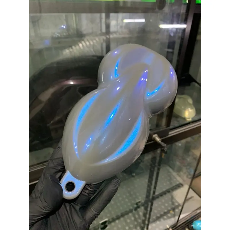 Abu Blue galaxy PU cat dasaran + toping 0