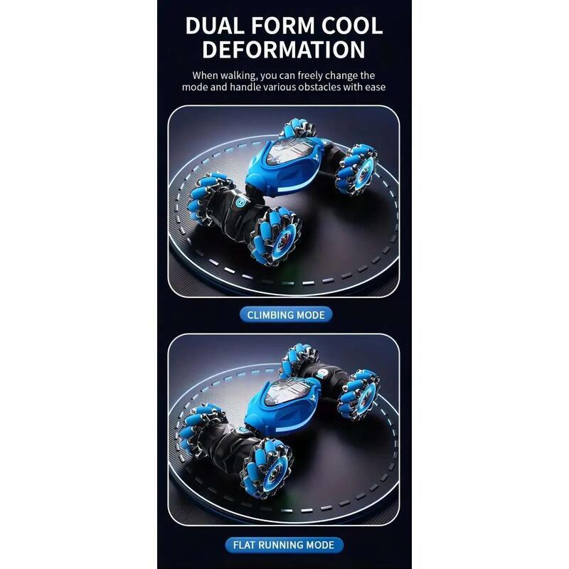 Product Introduction of Gesture sensing Morphing remote control car Children's toys Twist four-wheel drive climbing stunt boy rechargeable off-road vehi 3
