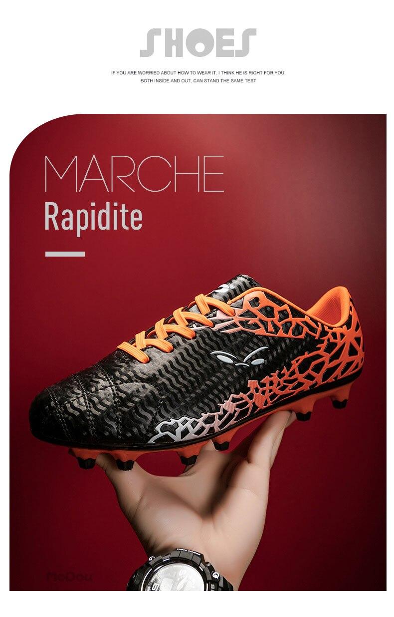 Product Introduction of Professional soccer shoes kids football sneakers men women adult cleats grass training Sports futsal shoes 24