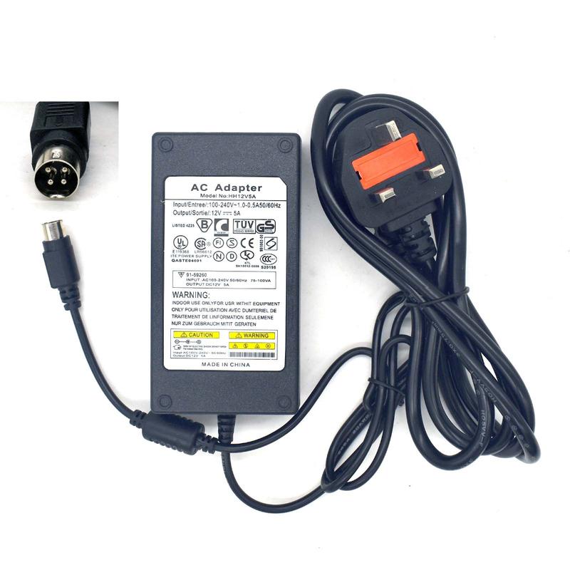 HH12V5A Power Supply 12v5a Four-Pin 4-Pin Power Adapter DVR Hikvision ...