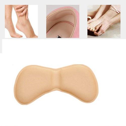 Miếng lót giày bảo vệ sau gót 4D, Lót gót giày có keo dán tiện dụng giúp không rớt gót khi mang giày 3