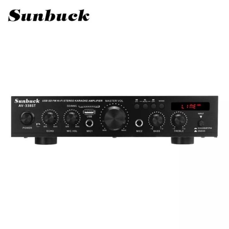 Âmly karaoke, amply bluetooth công suất lớn Sunbuck 338ST đánh siêu đỉnh. BẢO HÀNH 12T Nghe Nhạc