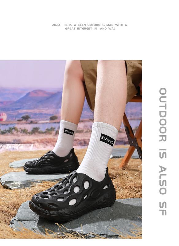 Product Introduction of New Summer Men Sports Sandals Fashion Outdoor Non Slip Soft Breathable Casual Beach Shoes Trend Light and Comfortable Slippers 5