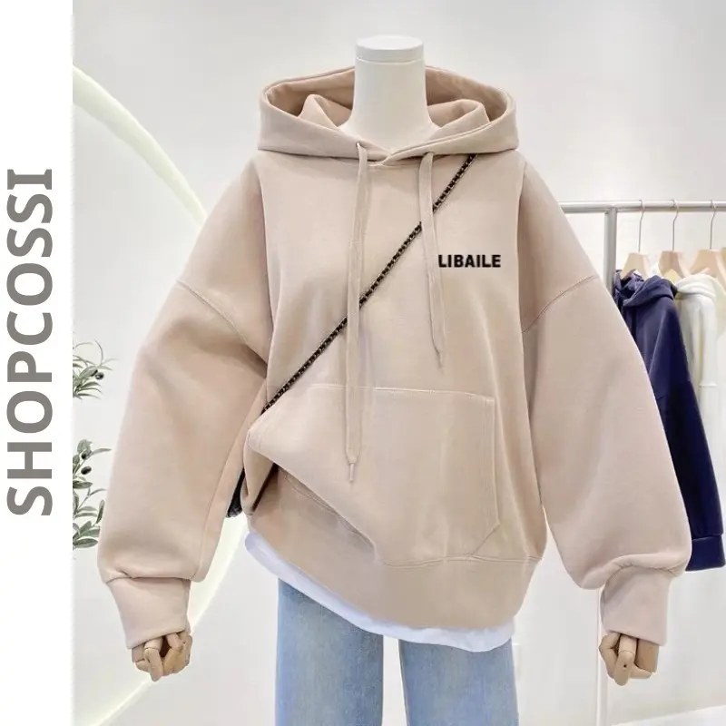 Áo hoodie nam nữ, áo nỉ bông mũ 2 lớp in hình libali