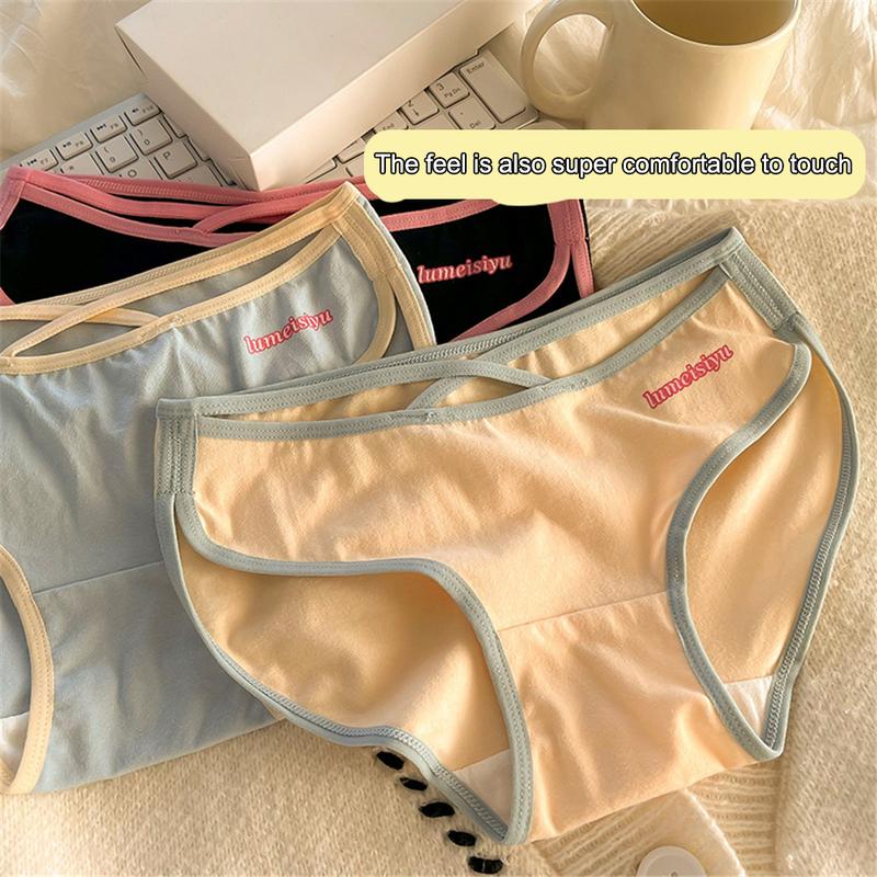 Underwear Women's Thin Low-waist Beautiful Girl's Sports-style Sweet Traceless Briefs For Women 1
