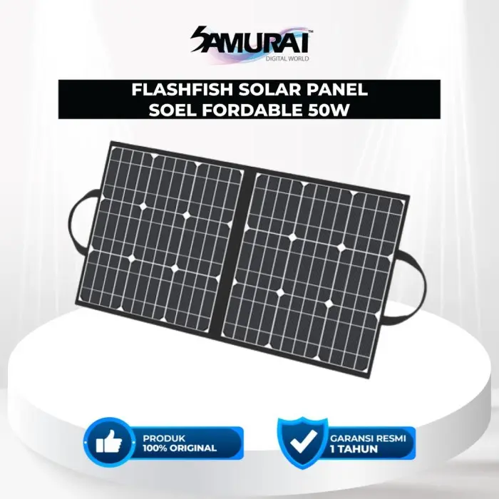 FlashFish 50 Watts Foldable Solar Panel Kit 18V Portable Solar Charger