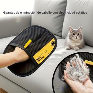 2 piezas Guante para retirar pelo de mascotas, guantes de eliminación de pelo de electricidad estática - Con diseño ergonómico, polipropileno duradero, reutilizables, doble cara y fácil Lavado, para adecuado para sábanas, sofás, ropa y otros entornos