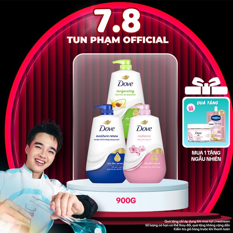 Sữa Tắm Serum Dove Pro-Ceramide Giúp Da Đàn Hồi Và Căng Bóng 900g [2]