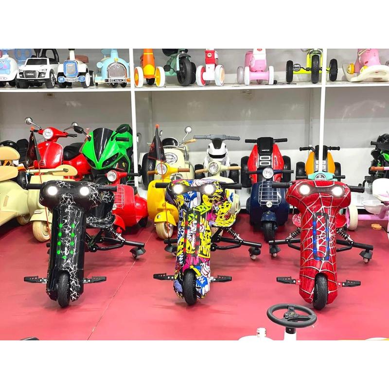 Xe xoay 360 độ, xe drift, XE ĐIỆN CÀO CÀO kết nối mở nhạc qua đt Loại To, xịn nhất