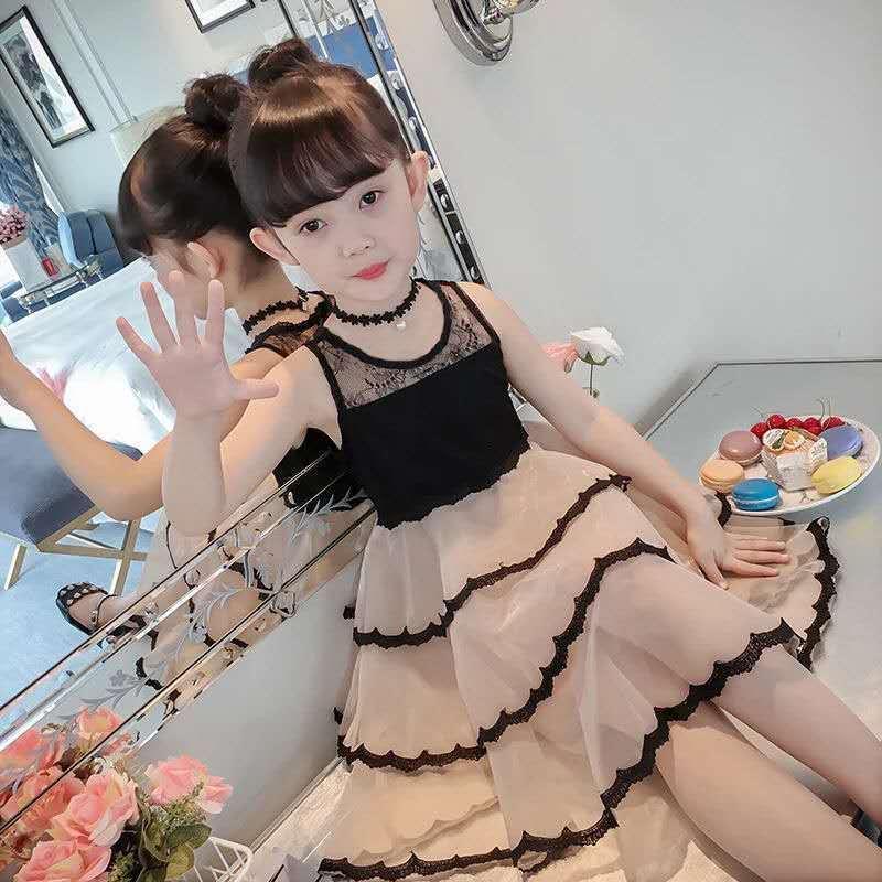 Product Introduction of Váy Không Tay Cho Bé Gái, Váy Công Chúa Mới, Thời Trang Mùa Hè, Phong Cách Hàn Quốc, Váy Ren Lụa Đen, Thích Hợp Cho Trẻ Em, Bộ Sưu Tập Mùa Hè Năm 2023, Lựa Chọn Yêu Thích 117k, HK váy  maxi  cho  bé  gái 3