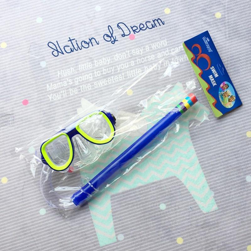 Bộ Ống Thở Cho Trẻ Em, Mặt Nạ Lặn Với Kính Bơi, Kính Dụng Cụ Ống Snorkels Khô, Thích Hợp Cho Trẻ Em, Thiết Bị Lặn 2