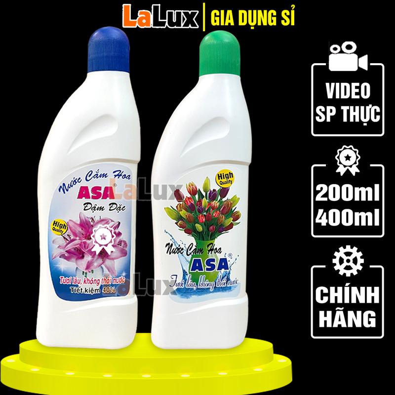  Nước Cắm Hoa Asa Đậm Đặc 400ml   200ml Tươi Lâu Không Thối Nước - Nước Dưỡng hoa Tươi Lâu Tàn tự nhiên Lalux 