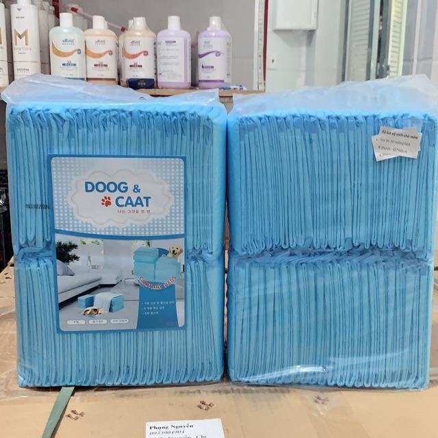 Tã lót cho chó mèo đi vệ sinh vào khay chuồng bằng giấy siêu thấm hút 50 100 tấm miếng - Ngôi Nhà Thú Cưng