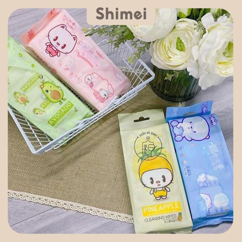 Combo 40 Gói Khăn Giấy Ướt Mini Tiện Lợi Mang Theo Cho Bé Khăn Ướt (MÀU NGẪU NHIÊN) khăn ướt pewpew