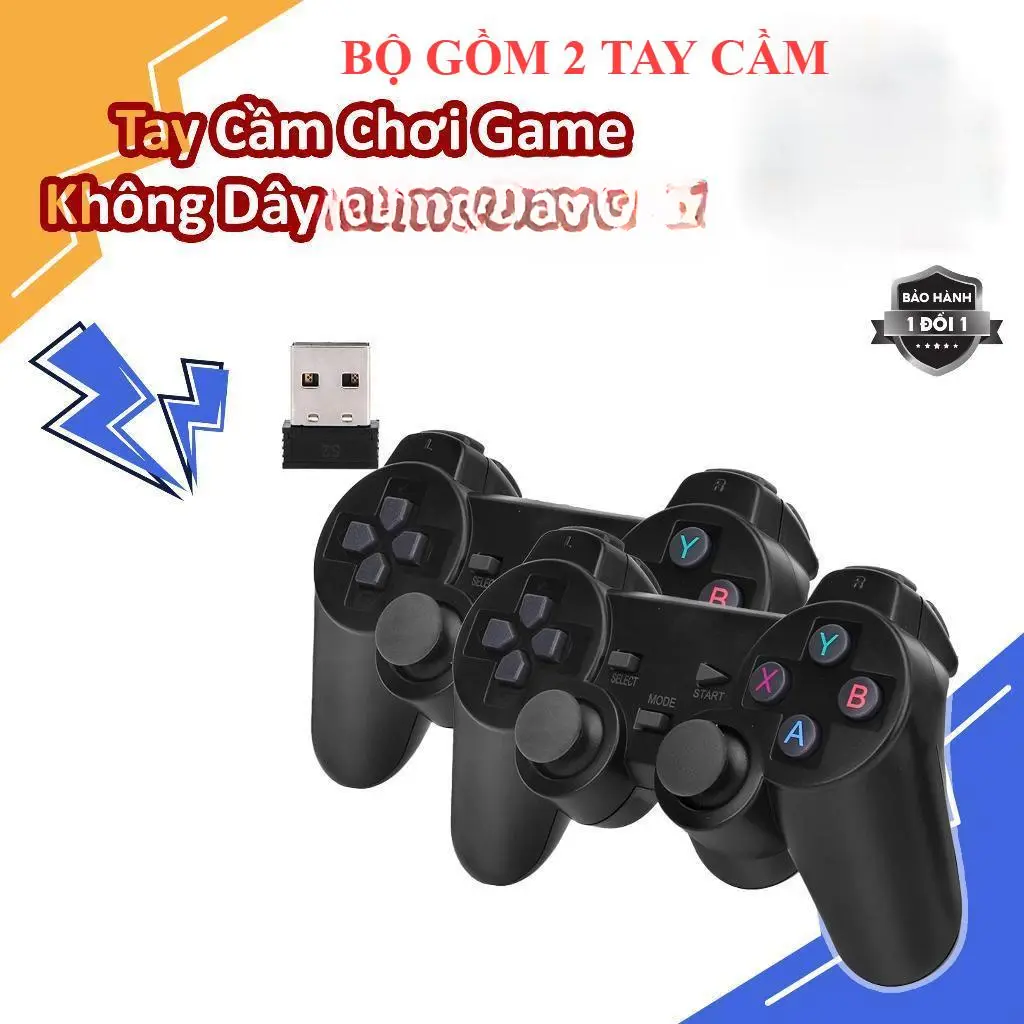 Bộ 2 tay cầm chơi game  PC, Laptop, tay cầm không dây