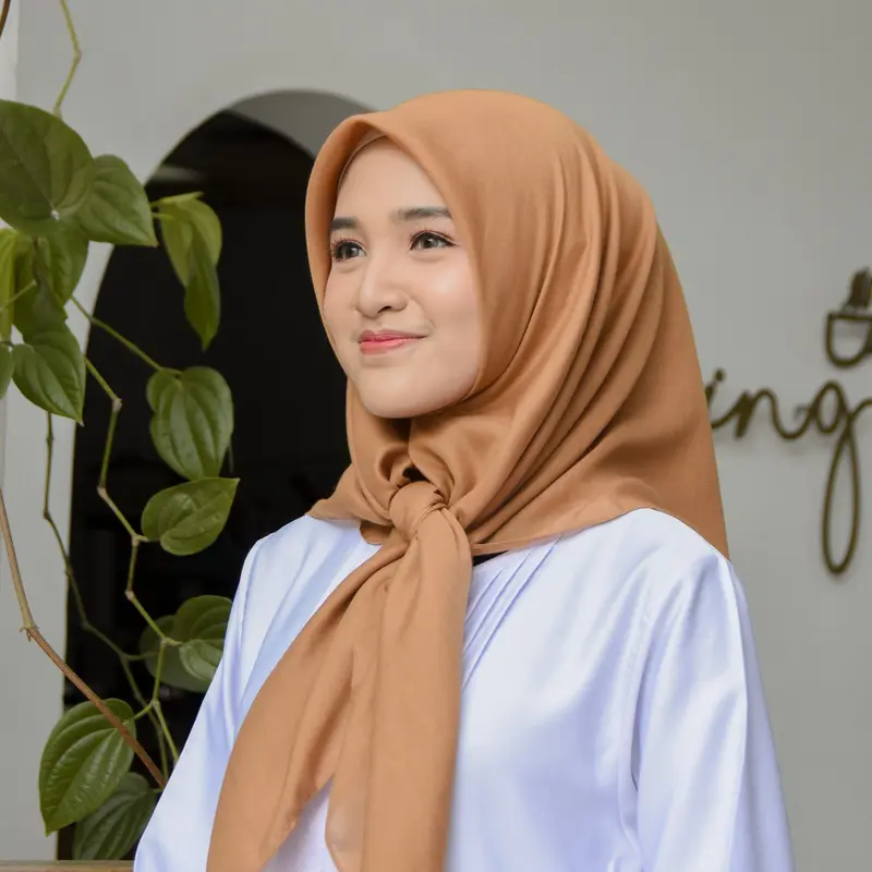 Original Paris Premium / Hijab Paris Premium / Kerudung Paris VIRAL Empat Segi Square Muslim Voal 0