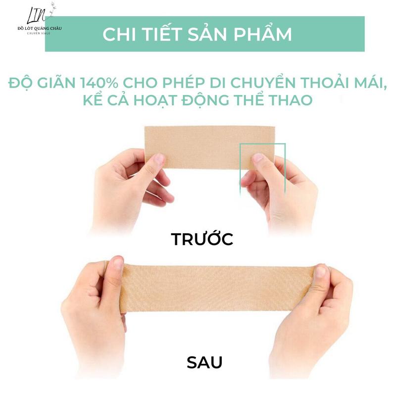 Product Introduction of Keo Vải Dán Đa Năng Dài 5M Tạo Nhiều Kiểu Nâng Vòng 1 Chống Thấm Nước Linstore 157 Nữ Kem 7