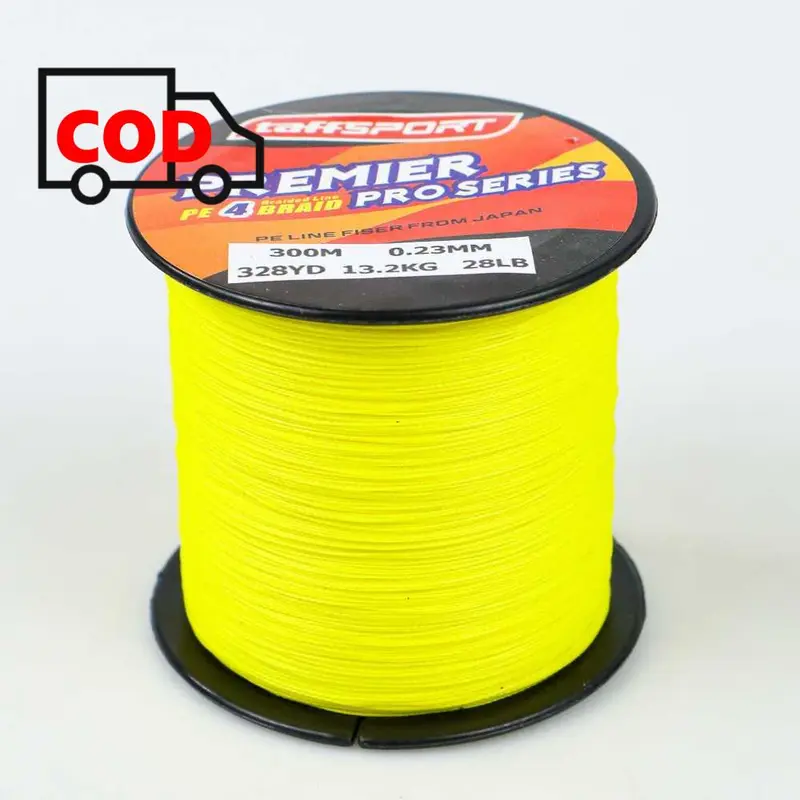Benang Pancing Braided PE Tipis Tapi Kuat Untuk Ikan Besar 300 Meter Premier Pro Series 1