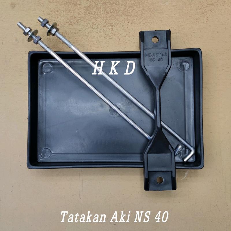 TATAKAN DUDUKAN AKI ACCU MOBIL NS 40  PLUS BRACKET 4