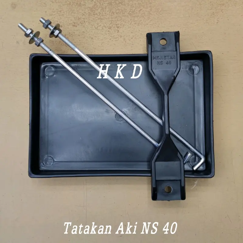 TATAKAN DUDUKAN AKI ACCU MOBIL NS 40  PLUS BRACKET 4