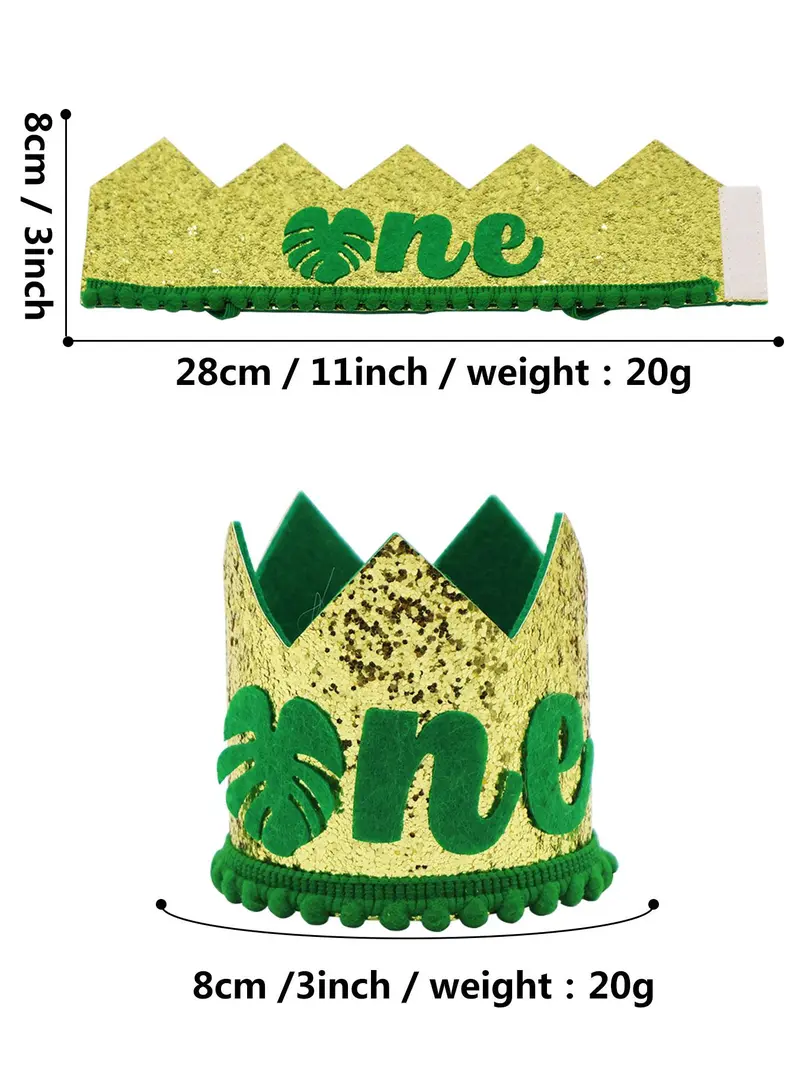 Product Introduction of Crown Shaped Birthday Headband, Cute Glitter Letter Pattern Headband for Birthday Party, Fashion Hair Accessories for Girls 1