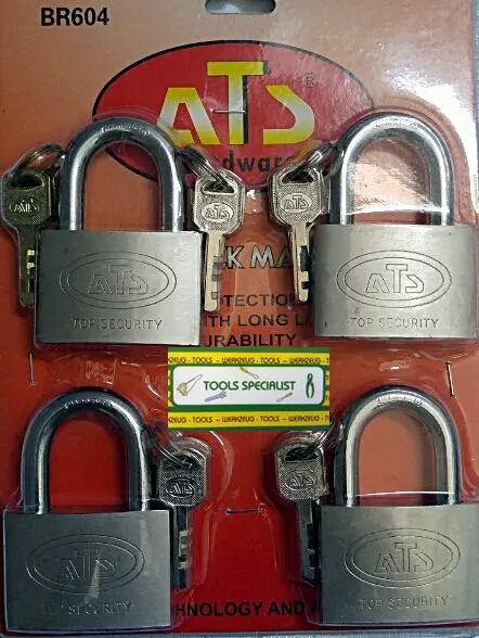 GEMBOK MASTER KEY ATS 50 60 mm isi 4 isi 5 Pintu Pagar Rantai