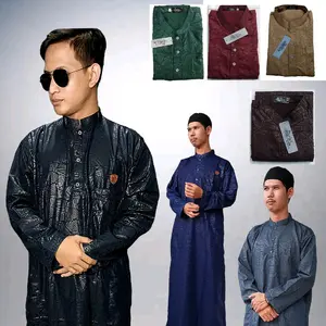 JUBAH EMBOS GAMIS EMBOS PRIA MOTIF ETNIK PREMIUM