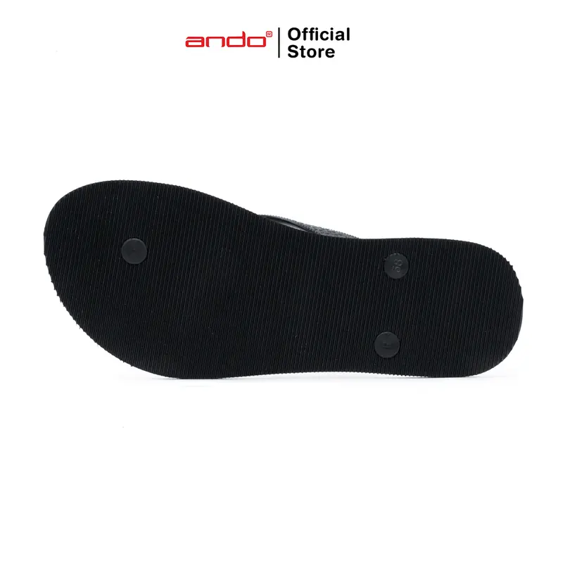 Ando Official Sandal Jepit Whisper Wanita Dewasa - Hitam 4