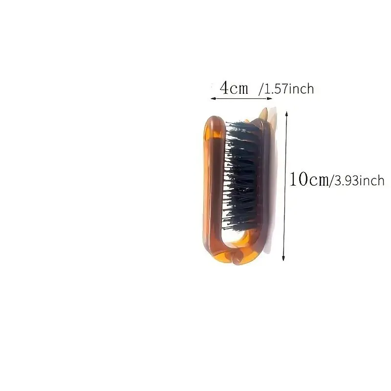 Foldable Hair Brush, 1 Count Mini Pocket Size Hair Brush, Hair Styling Tool for Women & Men, Perfect for Travel and Daily Use, Heatless Hair Styling Tool 1