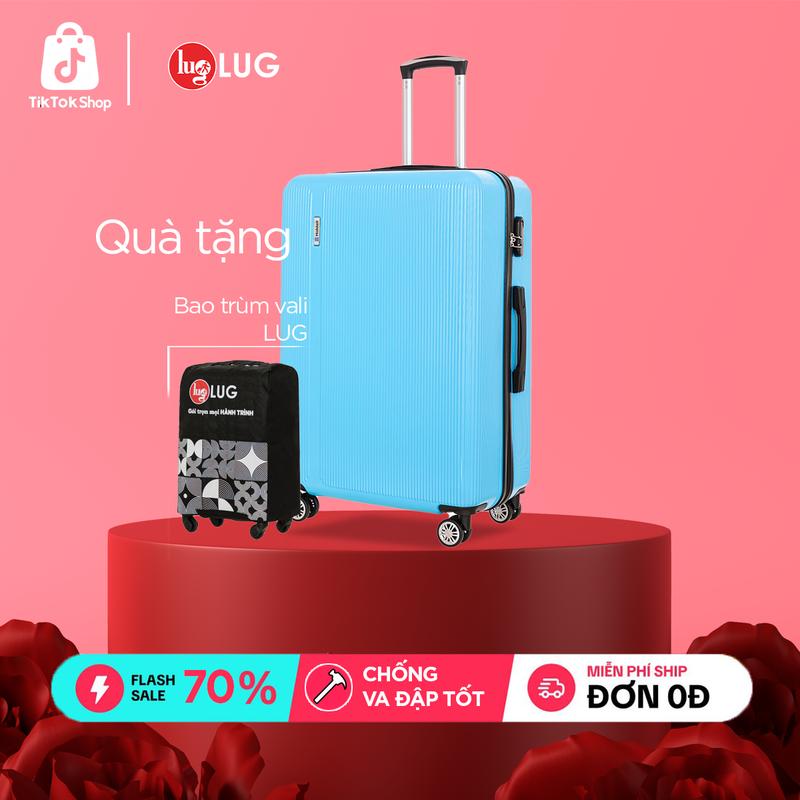 Vali Kéo Du Lịch MD24135 Size 28 Thương Hiệu Holdall, Nhựa ABS Hạn Chế Trầy Xước, Khóa Số Thời Trang Bảo Mật 4 bánh xoay 360 hộp đựng cứng