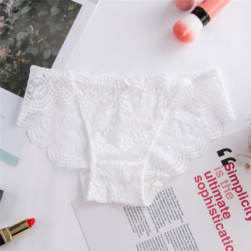 Luxury Floral Embroidery Lace Panties Women Briefs Hollow Lingerie Female Underwear Ladies Breathable Underpants 6