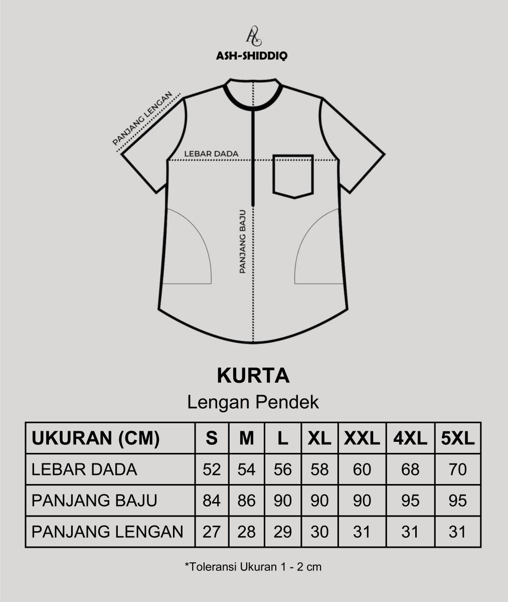 Baju Koko Kurta Pria Dewasa Lengan Tiga Per Empat Warna Biru Cream Coklat Abu Bahan Katun / Kurta Dewasa M2103