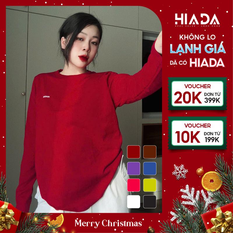  Áo Thun Babytee Nữ HIADA Cổ Tròn Dài Tay   HIADA 07   