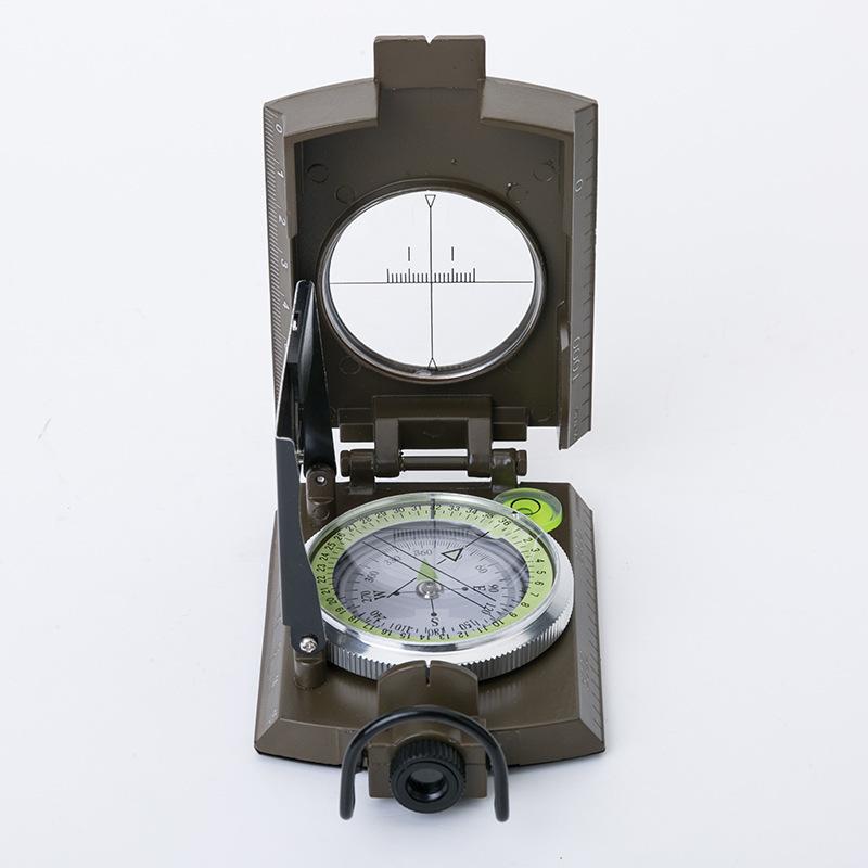 Product Introduction of alloy k4074 Zinc high quality American compass with luminous light outdoor multifunctional high precision compass 9