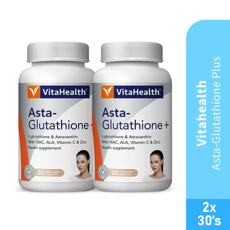 asta glutathione vitahealth VitaHealth L-Glutathione Plus 2×30s asta glutathione vitahealth VitaHealth L-Glutathione Plus 2×30s