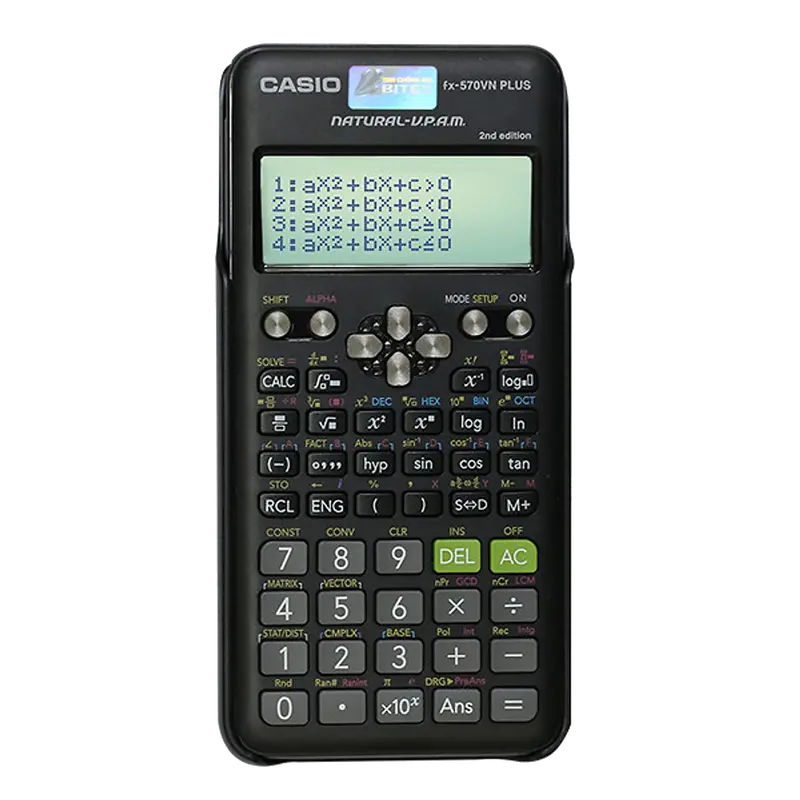 Máy tính Casio Fx-570VN Plus màu đen dành cho học sinh cấp 2 5