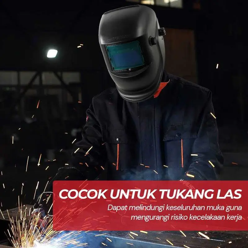 Taffware DEKO Helm Las Otomatis Auto Darkening Welding Helmet - MZ224 2