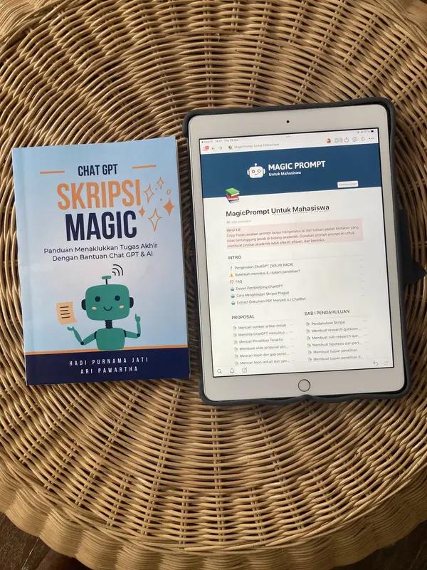 CHATGPT SKRIPSI MAGIC : Panduan Menaklukkan Tugas Akhir Dengan ChatGPT dan AI Soft Cover Special Edition 8