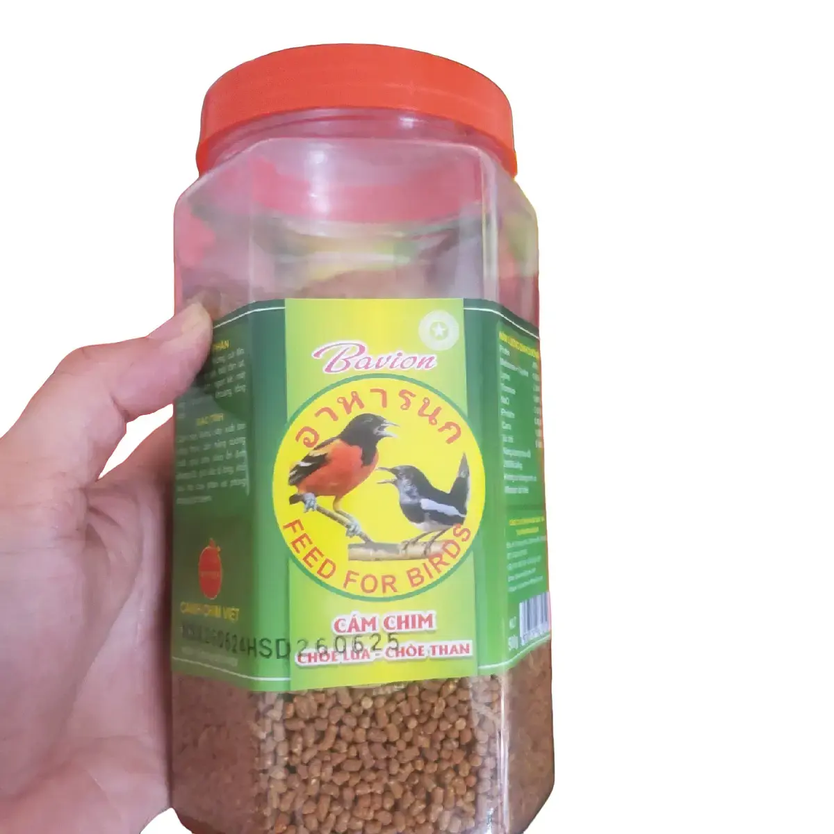 Cám chim bavion cho chòe than, mi, chào mào hộp 500g