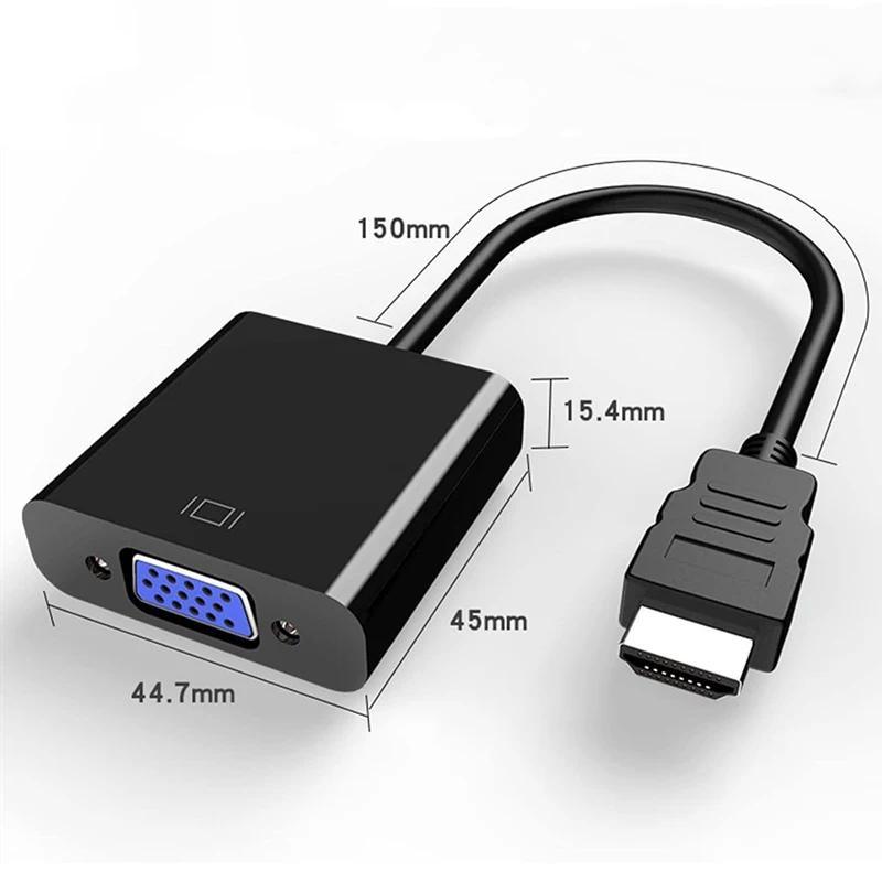 Product Introduction of 1080P DP to VGA Adapter Cable DisplayPort Male to VGA Female Converter Adapter For Projector TV Laptop Computer 5