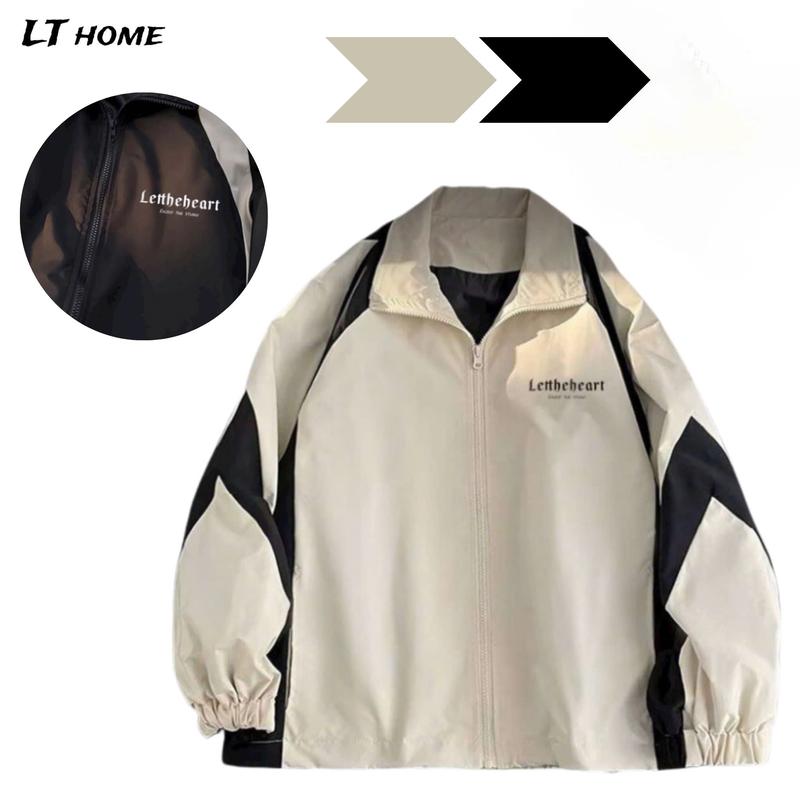 Product Introduction of Áo khoác dù unisex nam nữ form rộng thoải mái, áo khoác gió dày dặn phối màu cá tính mặc thoải mái 25