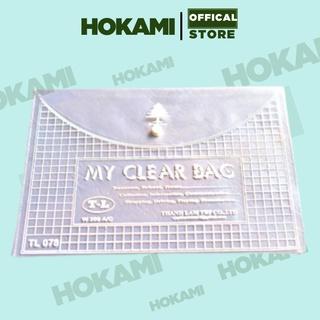  Bìa đựng tài liệu văn phòng phẩm A4 - Túi my clear bag trong suốt - HOKAMI STORE 