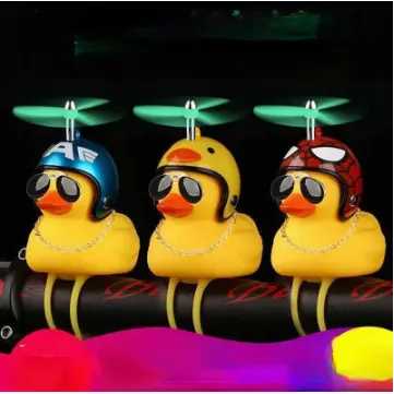 Mainan Bebek Helm Baling Baling Aksesoris Mobil Sepeda