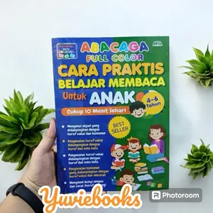 BUKU Anak ABACAGA Full Colour BESAR 4- 6 Th ORIGINAL