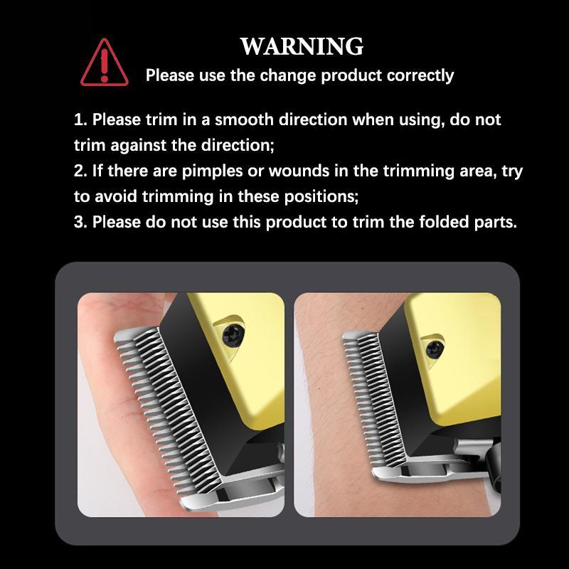 Electric Hair Clipper Set, 2 Counts Rechargeable Hair Clipper, Professional Hair Trimmer for Men, Hair Clipper Set with Comb Heads, Great for Men Stylists Barber Barbershop Salon Home Use 2