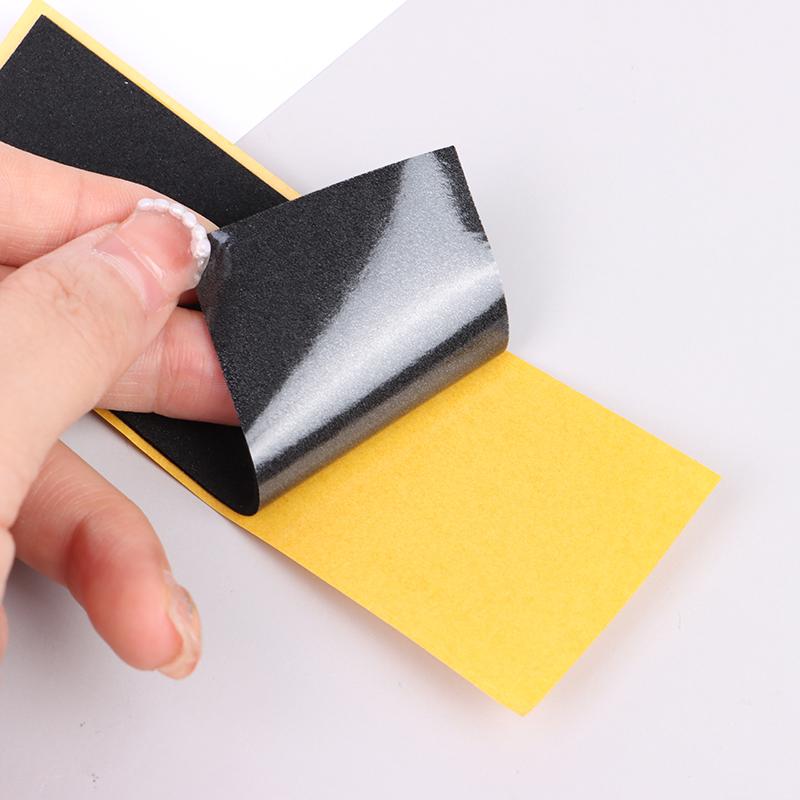 Product Introduction of [qm]5Pcst Black Fingerboard Deck Uncut Tape Stickers Black Foam Grip Tape Stickers 2 Size 21