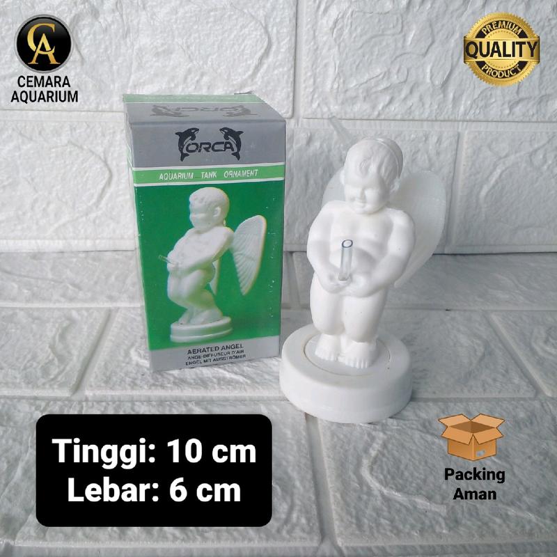 Mainan aquarium/ orca angel/ aquarium/ orang pipis/ orang kencing/ anak-anak kencing/ hiasan aquarium/ hewan peliharaan/ aksesoris/ aksesoris aquarium 0