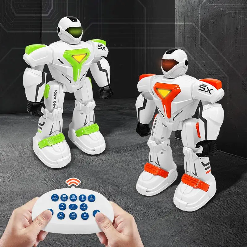 Remote Control Robot Toy, 1 Set Programmable Robot Toy with Gesture & Sensing Function, Ideal Birthday Party Gift for Teenagers 0
